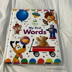 5/$15 Disney Baby First Words Book